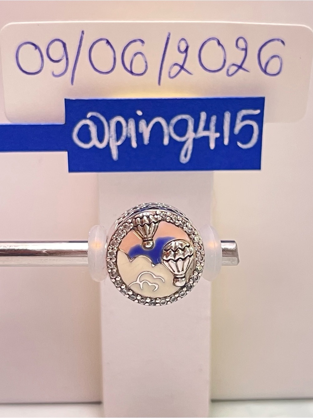 Pandora Hot Air Balloon Trio Charm
